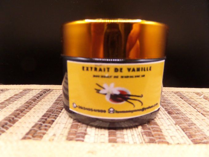 Extrait de vanille Bourbon de Madagascar - Pot de 135g - Pur