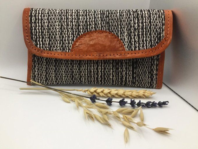 Pochette femme en raphia Madagascar Manja