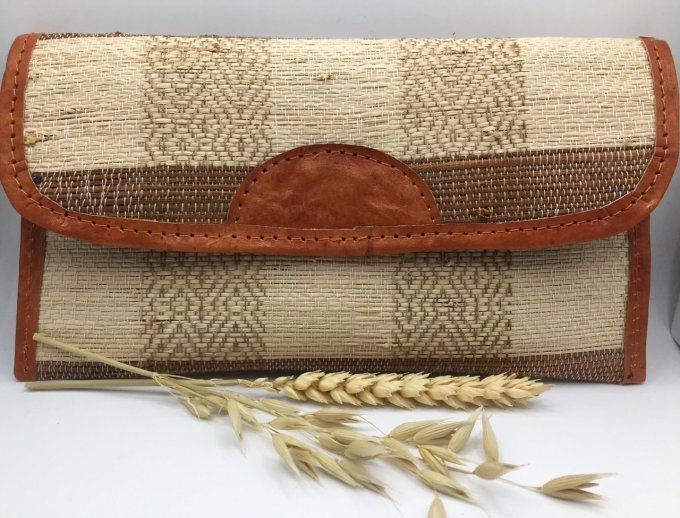 Pochette femme en raphia Madagascar - Tsara