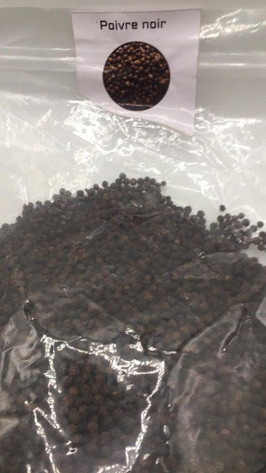 Poivre noir de Madagascar en grains - 250g 