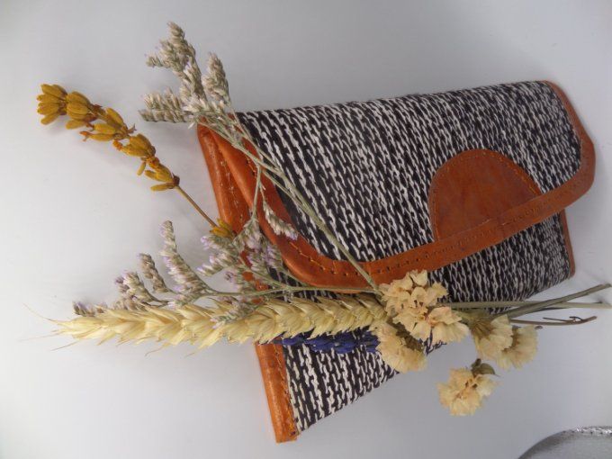 Pochette femme en raphia Madagascar Manja