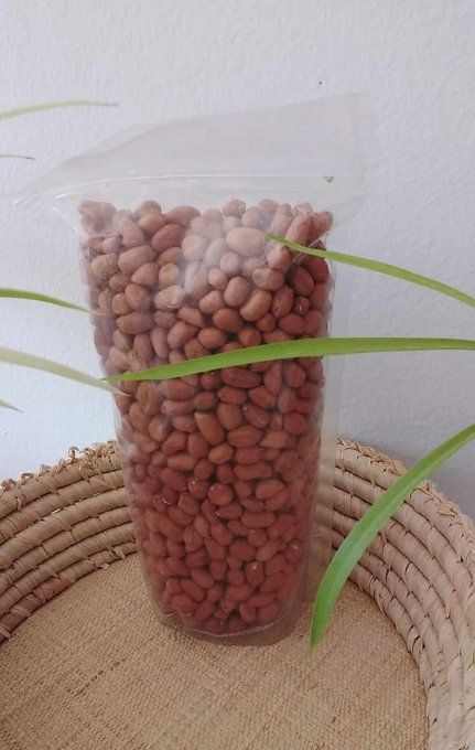 Cacahuettes crues  de Madagascar  "Voanjo menakely" 1kg